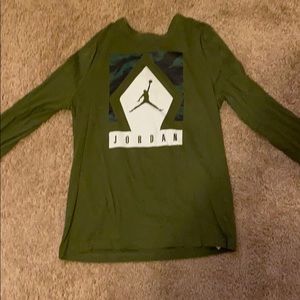 Jordan green shirt